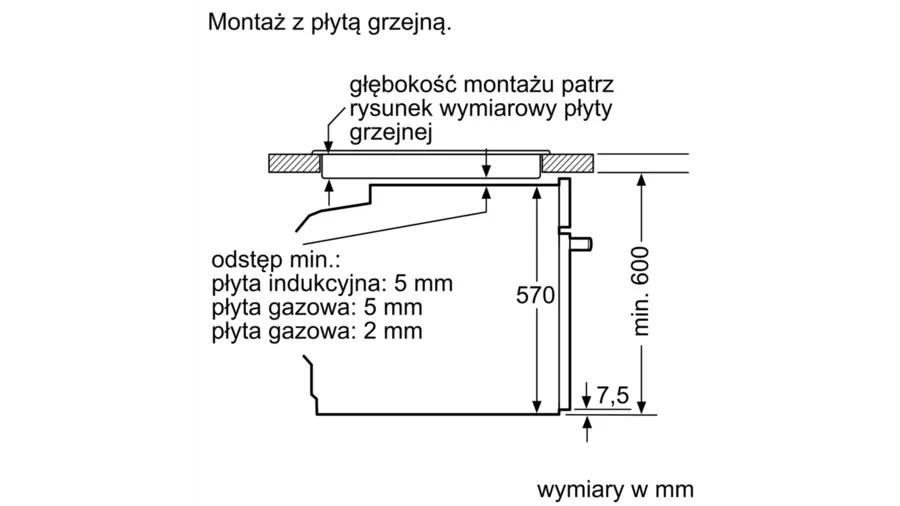 Piekarnik z funkcją pary do zabudowy HRA334EB1 Bosch Serie 4 - obrazek 10