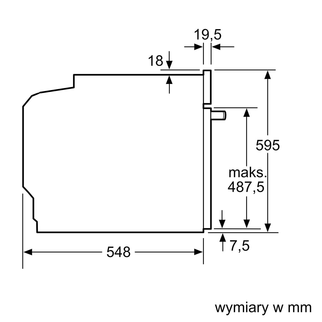 PIEKARNIK ELEKTRYCZNY DO ZABUDOWY HB632GBS1 - obrazek 10