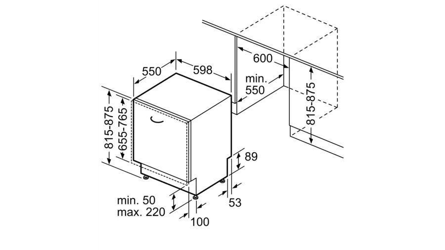Zmywarka do zabudowy SN95EX07CE Siemens iQ 500 - obrazek 9