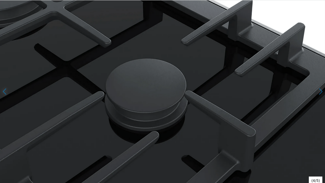 Płyta gazowa domino 30cm ceramika czarna - obrazek 2