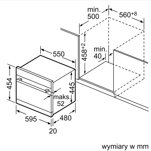 Zmywarka do zabudowy 60cm SKE52M75EU Bosch - obrazek 2