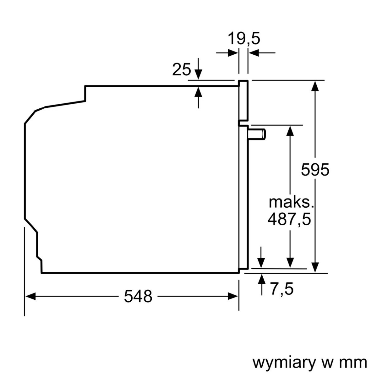 Piekarnik Bosch HRG532BB3 z funkcją pary Serie 4 do zabudowy 60 x 60 cm - obrazek 6