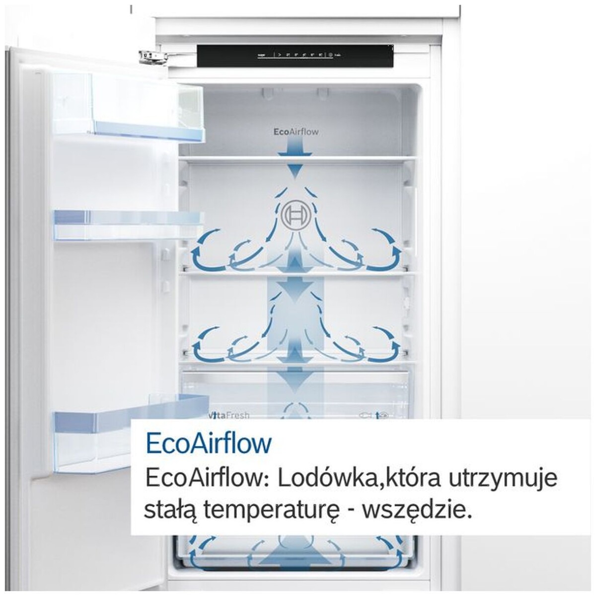 Chłodziarka podblatowa Bosch z przedziałem zamrażarki KUL22VFD0 82 x 60 cm Serie 4 - obrazek 5