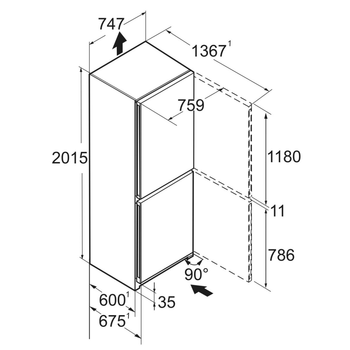 LODÓWKA CBNbsc 778i PEAK BioFresh NoFrost - obrazek 11