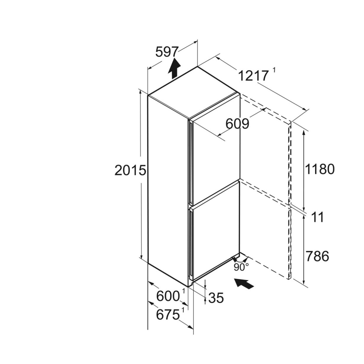 Lodówka CNbdc 573i Plus NoFrost z systemem EasyFresh - obrazek 10