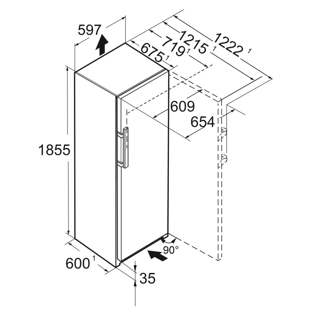 Lodówka wolnostojąca SRBsdd 526i Prime - obrazek 11