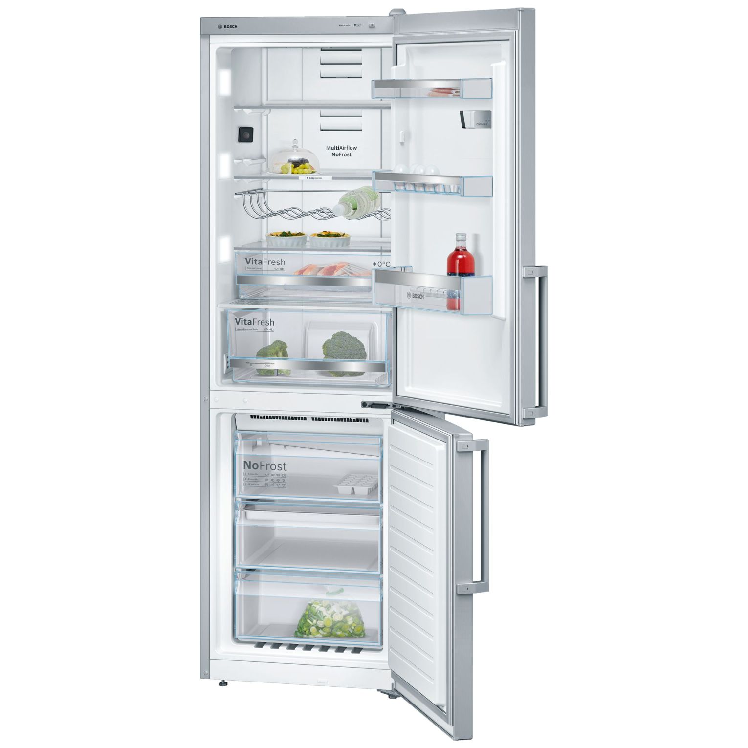 LODÓWKA Z DOLNĄ ZAMRAŻARKĄ FULL NOFROST VITAFRESH KGN36HI32 - obrazek 2